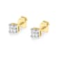 Diamond Classics™ 10kt. Princess Diamond Quad Stud Earrings - image 3
