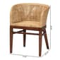 bali & pari Papua Modern Bohemian Acasia Wood Dining Chair - image 8