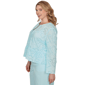 Plus Size Ruby Rd. Renaissance Romance Floral Eyelet Cardigan - image 3