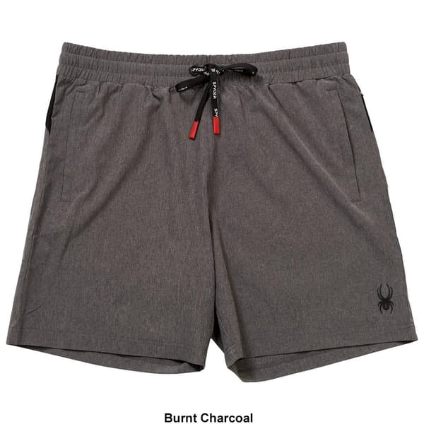 Mens Spyder Color Block Athletic Shorts