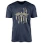 Mens Proud American Short Sleeve Graphic T-Shirt - Heather Navy - image 1