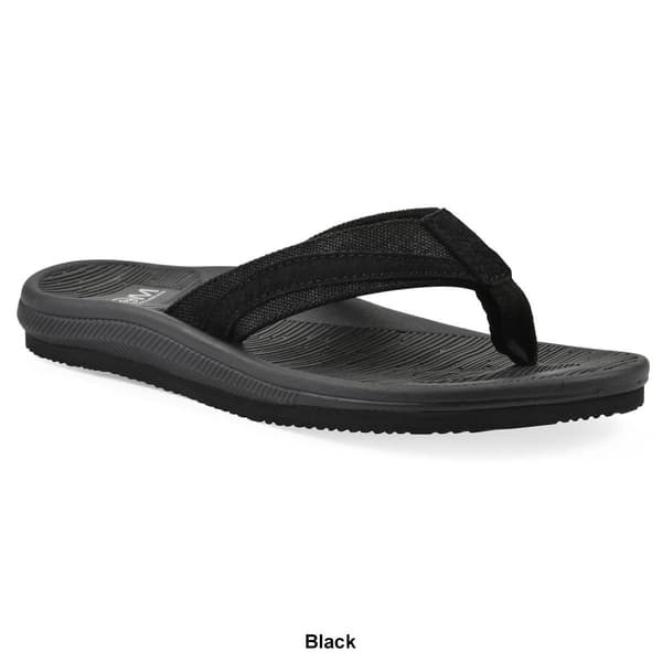Womens White Mountain Bays Flip Flops