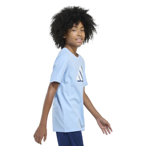 Boys &#40;8-20&#41; adidas&#174; Short Sleeve Big Logo Tee