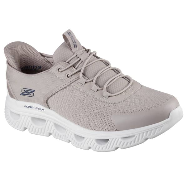 Mens Skechers Slip ins: Bobs Arc Waves - Slick Turn Ath Sneakers