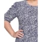 Plus Size NY Collection Elbow Sleeve Floral Paisley Blouse - image 4