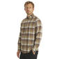 Mens LANDS’ END® Campside Flannel Shirt - Cocoa - image 2