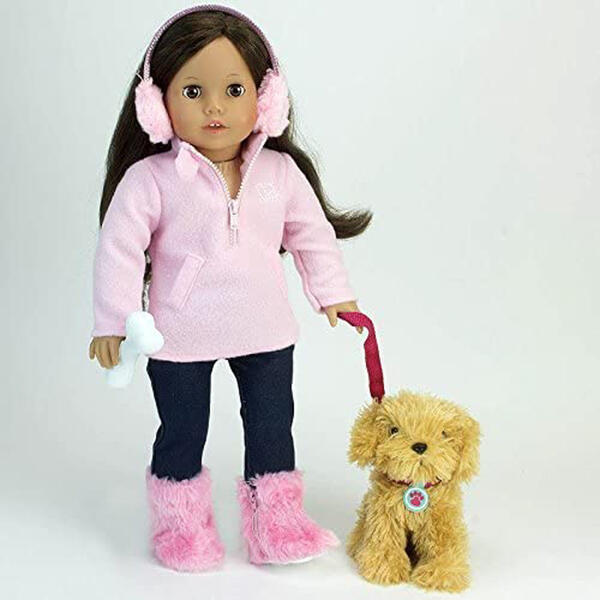 Sophia&#39;s® Puppy Dog &amp; Accessories 9pc. Set - Pink
