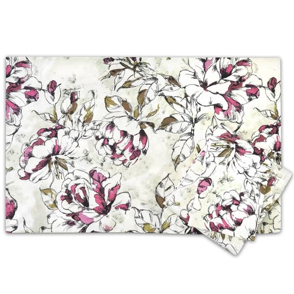 Sweet Home Collection 4pc. Dolce Floral Microfiber Sheet Set