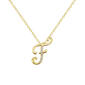 Accents by Gianni Argento Initial F Pendant Necklace - image 1