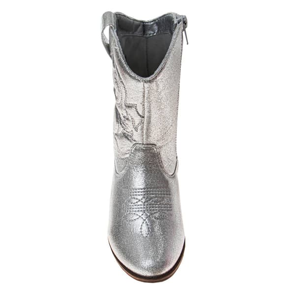 Big Girls Kensie Girl Metallic Cowgirl Boots