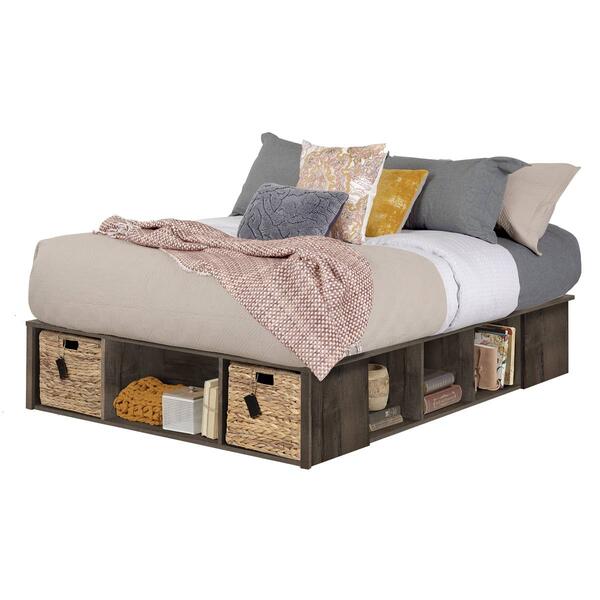 South Shore Avilla Storage Bed with Baskets