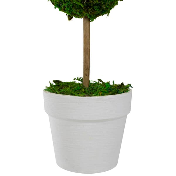 Northlight Seasonal Moss Potted Artificial Spring Topiary Tree