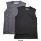 Mens Ultra Performance 2pk. Marled and Solid Muscle T-Shirts - image 2