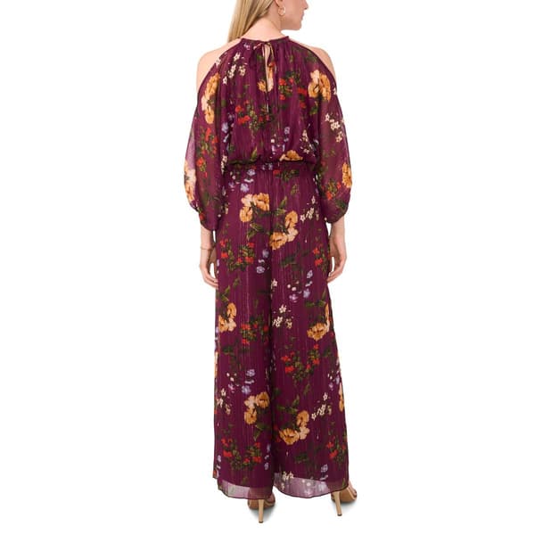 Womes MSK Cold Shoulder Print Yoryu Jumpsuit