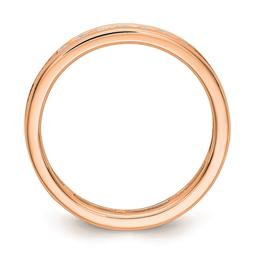 Pure Fire 14kt. Rose Gold Lab Grown 1ctw. Eternity Band