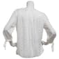 Womens Sara Michelle 3/4 Chiffon Tie Sleeve Foil Blouse - image 2
