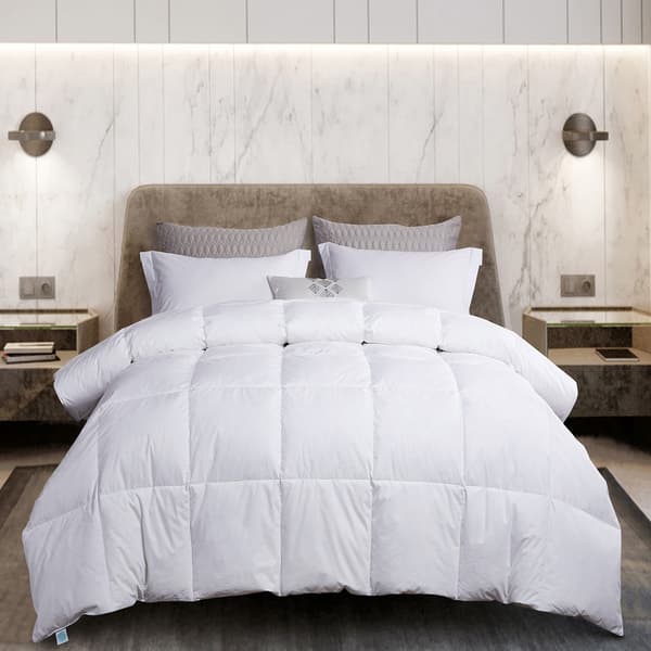 Blue Ridge Martha Stewart 250TC Goose Feather And Down Comforter - image 