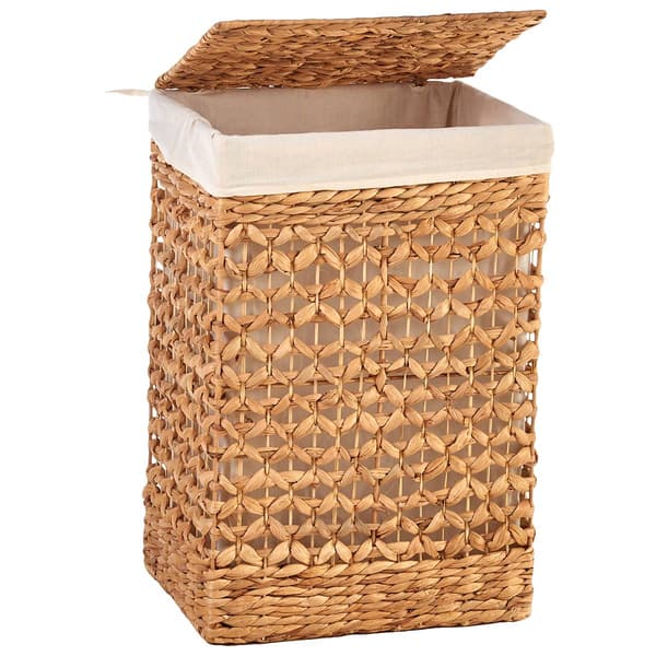 Baum Brothers Medium Flower+Rice Nut Weave Water Hamper - image 
