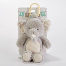 Linzy Baby 10in. Elephant Stroller Toy w/ Rattle