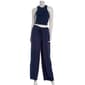 Juniors Hunter & Brown Knit Racer Back Tank and Linen Pants Set - image 1