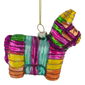 Northlight Pinata Donkey Bohemian Style Glass Christmas Ornament - image 3