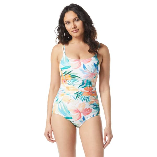 Womens Roxanne Hibiscus Serenade One Piece Swimsuit - image 