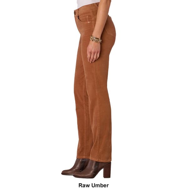 Womens Democracy "Ab"solution&#174; Straight Leg Corduroy Pants