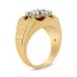 Haus of Brilliance 1/3ctw. Floral Diamond Cluster Statement Ring - image 4