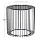 9th & Pike® Black Contemporary Metal Accent Table - image 3