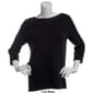 Womens Leo & Nicole 3/4 Sleeve Bateau Yarn Sweater - image 8