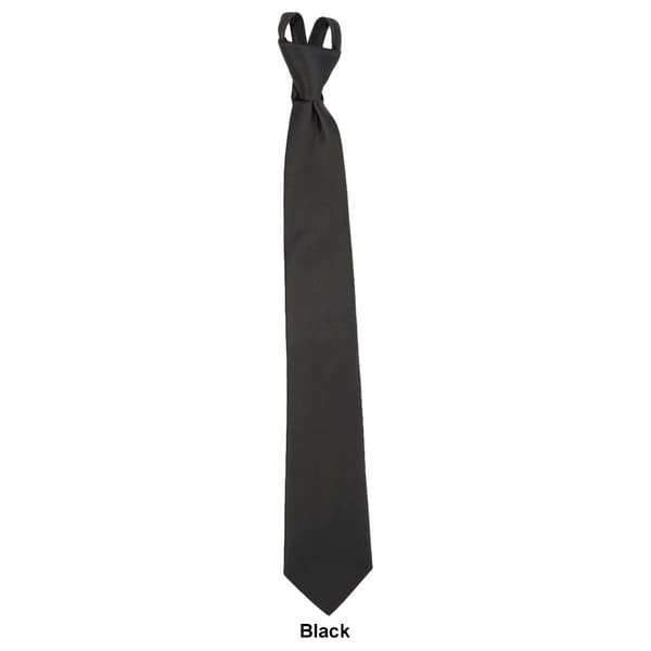 Mens Architect&#174; Sateen Solid Zipper Tie