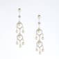Rosa Rhinestones Pearl Chandelier Earrings - image 1