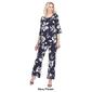 Womens White Mark 2pc. Head to Toe Floral Set - image 6