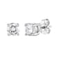 Nova Star® White Gold Lab Grown Diamond Solitaire Stud Earrings - image 2
