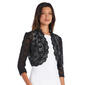 R&amp;M Richards Scalloped 3/4 Sleeve Lace Cardigan - image 1