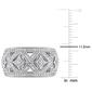 Sterling Silver 1/10ctw. Vintage Diamond Ring - image 6