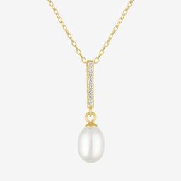 Gemstone Classics™ Lab Grown Sapphire Pearl Pendant & Earring Set