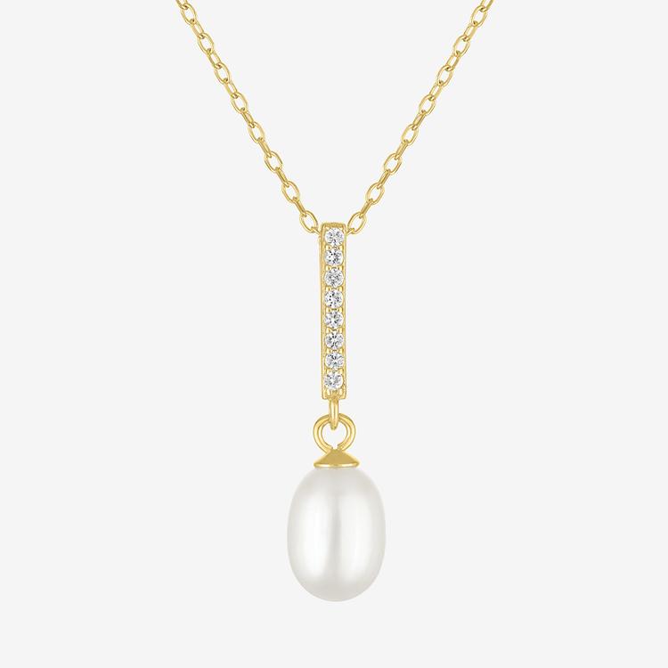 Gemstone Classics™ Lab Grown Sapphire Pearl Pendant & Earring Set