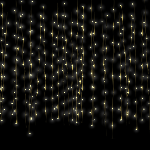Northlight 10ft. LED Multi-Function Curtain Christmas Lights