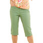 Womens Tailormade 5 Pocket Solid Capri Pants - image 1