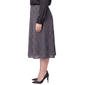 Plus Size NY Collection Pull On Leopard Hacci Midi Skirt - image 3