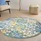 Nourison Aloha Scroll Print Round Rug - image 6