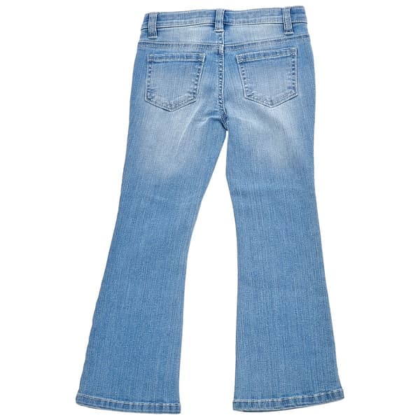 Girls (4-6x) Squeeze Flare Jeans w/ Embroidered Butterflies