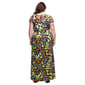 Plus Size 24/7 Comfort Apparel Butterfly Side Slit Maxi Dress - image 3
