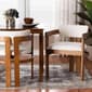 Baxton Studio Carice Modern Cream Boucle Dining Chair - image 8