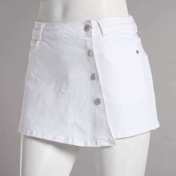 Juniors Love Tree Volley Premium Denim Skort - image 