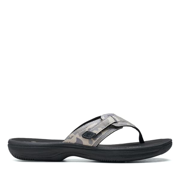 Womens Clarks® Cloudsteppers™ Brinkley Jazz Camo Flip Flops