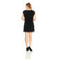 Womens MSK Flutter Sleeve V-Neck Smock Waist A-Line Dress - image 2