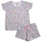 Juniors Pillow Talk Short Sleeve Coffee Cup Shorty Pajama Set - image 2
