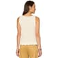 Womens Democracy Sleeveless Peplum Hem Pointelle Sweater - image 2